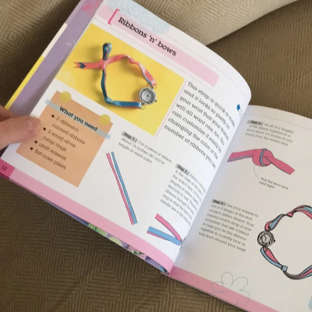 NEW Glam My Watch: 12 Cool Watch Straps to Make and Wear DIY BOOK w/Supplies